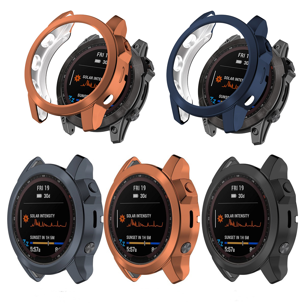 Solar Powered Watch - Penutup Casing Pelindung untuk Jam Tangan