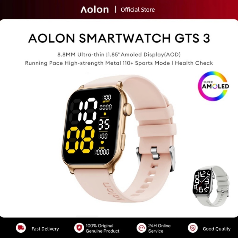 Smartwatch Watch Whatsapp - Jam Tangan Pintar Aolon GTS3 Layar