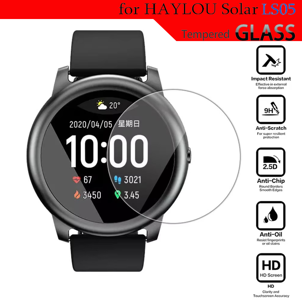 Solar Powered Watch - Kaca Tempered untuk HayLou Solar LS05