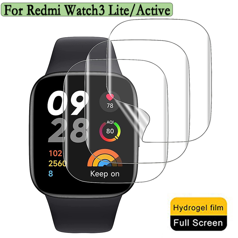 Watch Redmi - 3/6 buah hidrogel Film pelindung untuk