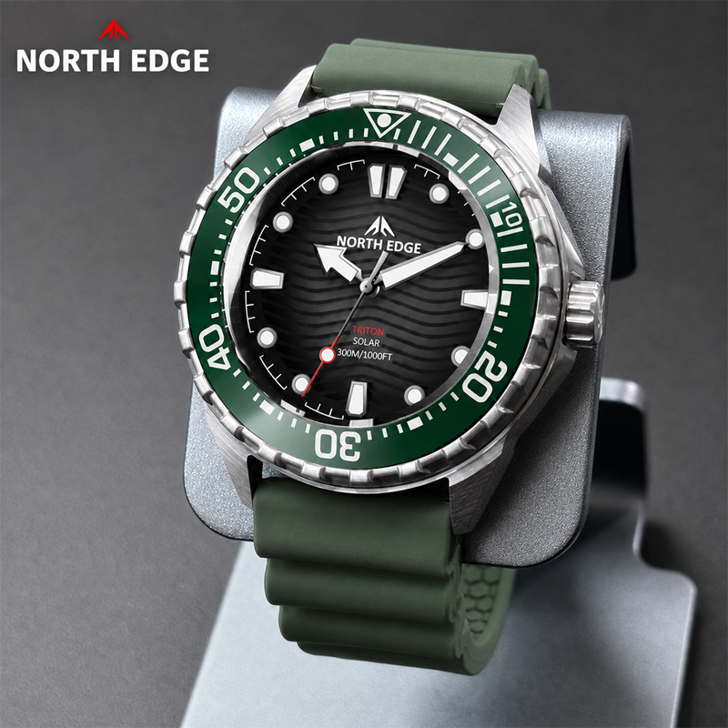 Solar Powered Watch - NORTH EDGE TRITON Jam Tangan Selam