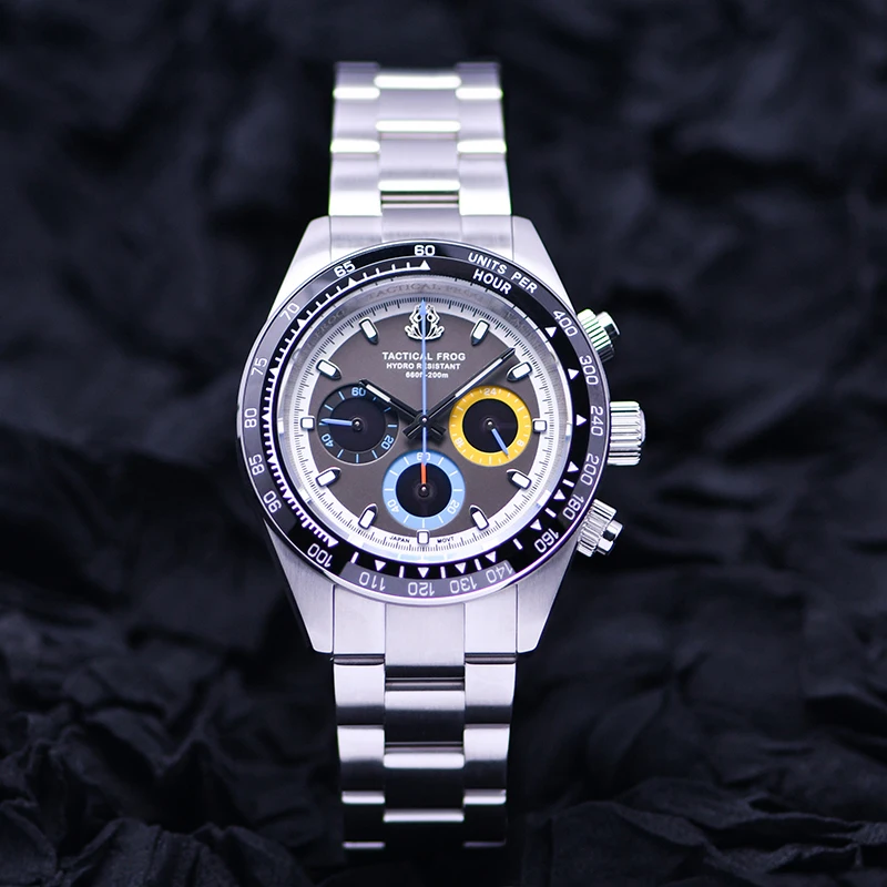 Solar Powered Watch - Jam Tangan Pria Katak Taktis Jam