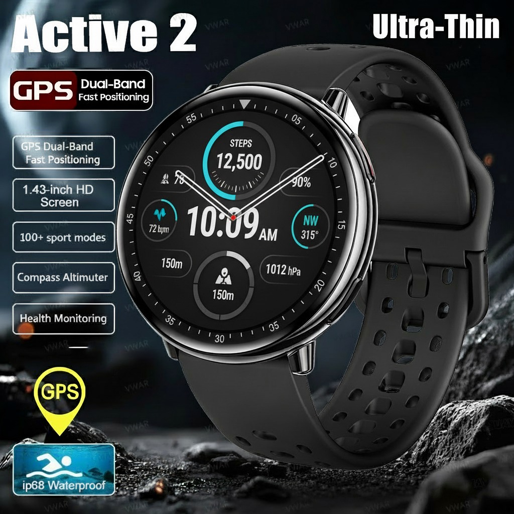 Smartwatch Samsung Watches For Women - Jam Tangan Pintar 2025New Active 2