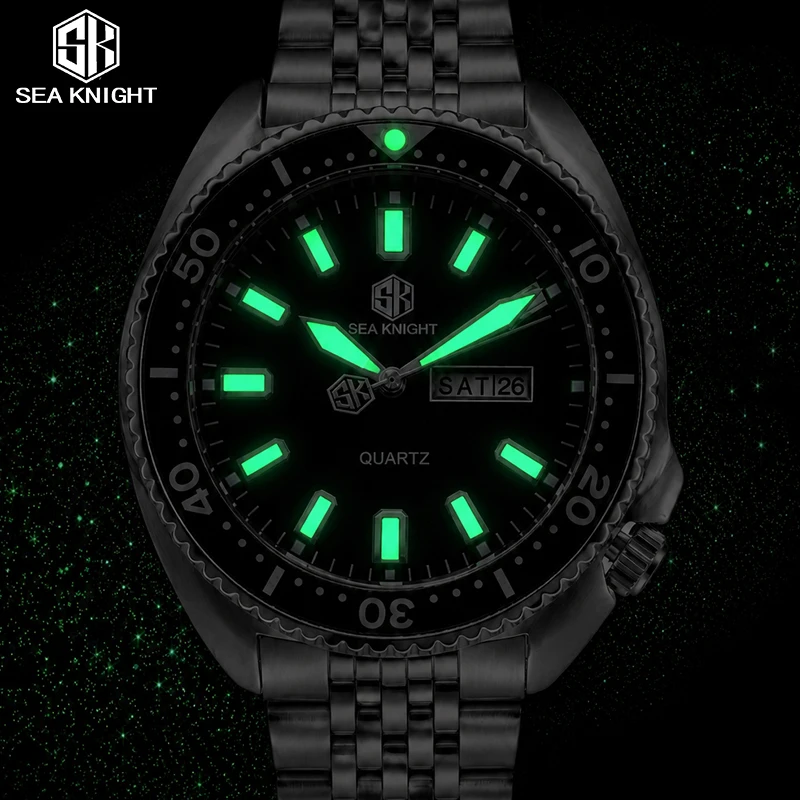 SEA KNIGHT Jam Tangan Quartz B - Smartwatch Luxury Watches For Men ulasan dan harga