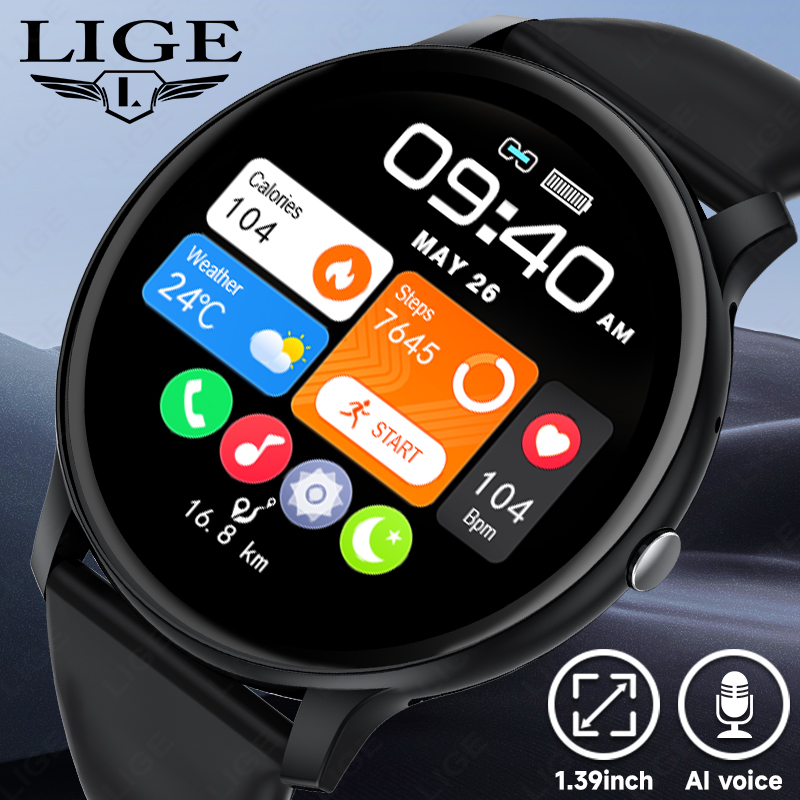 LIGE Jam Tangan Pintar Wanita  - Smartwatch Latest Watches For Men ulasan dan harga