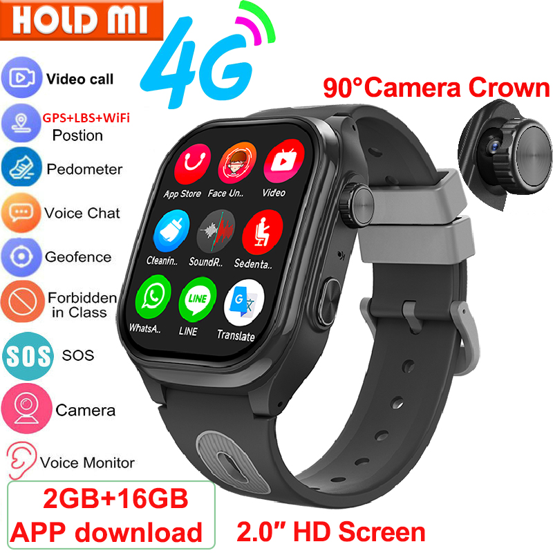 Jam Tangan Pintar Anak 4G GPS  - Smartwatch Watches For 12 Year Old Boy ulasan dan harga