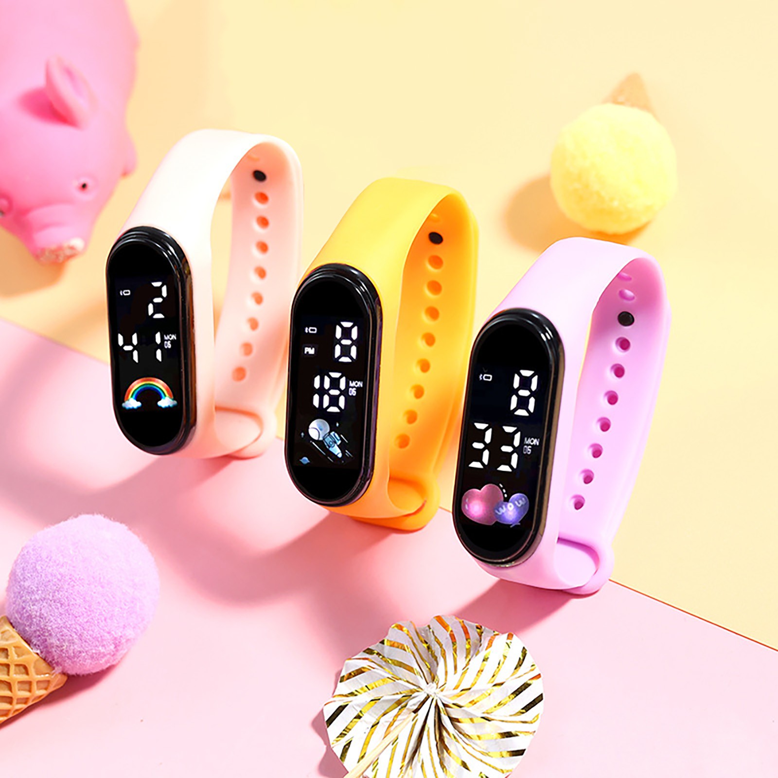 Jam Tangan Pintar Kawaii untuk - Smartwatch Watches Kids ulasan dan harga