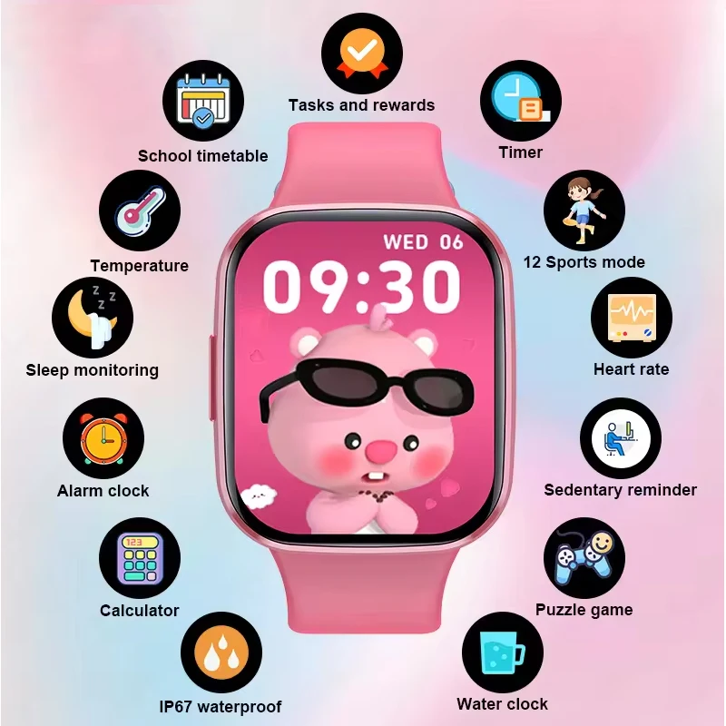 Jam Tangan Pintar Siswa Jam Ta - Smartwatch Watches Birthday Gift For Boys ulasan dan harga