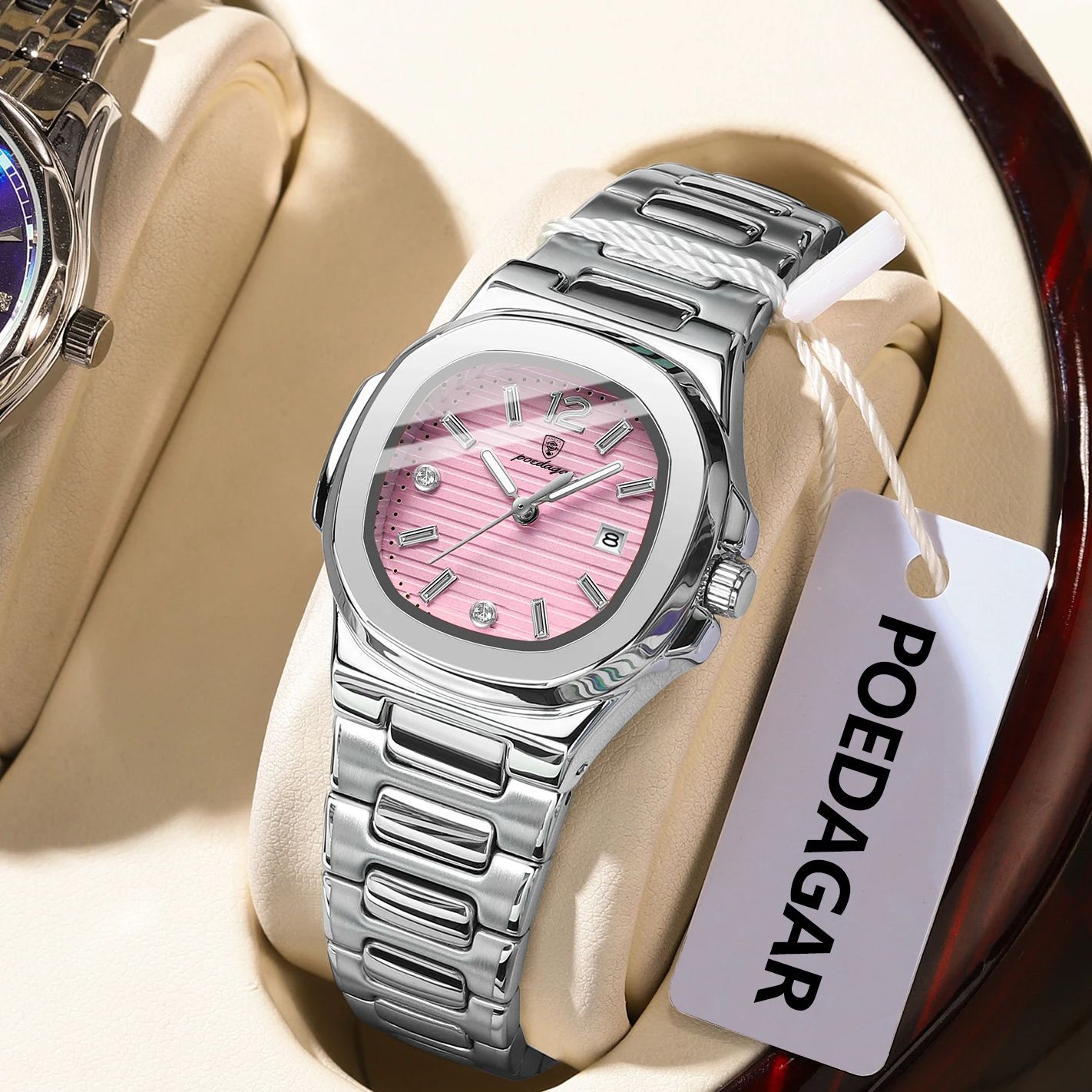 Jam Tangan Wanita POEDAGAR Squ - Waterproof Diving Watch ulasan dan harga