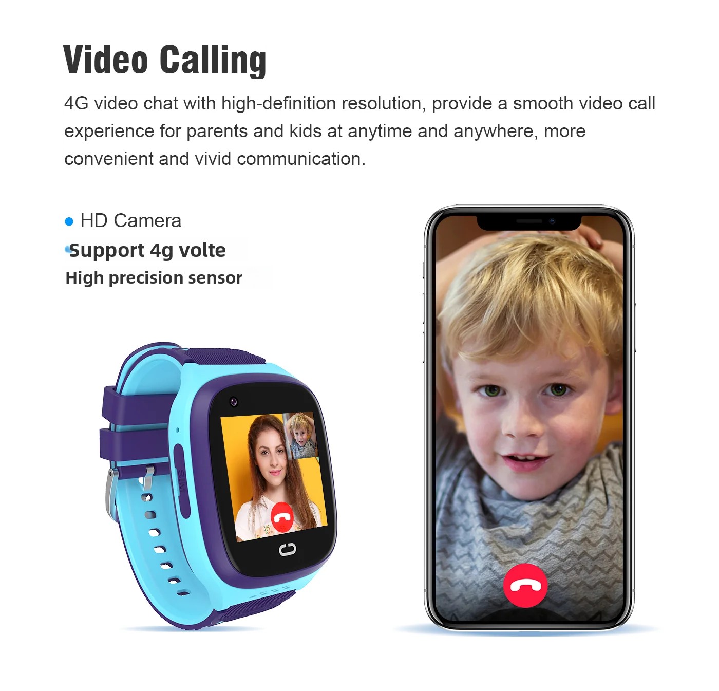 Jam Tangan Pintar Anak 4G SOS  - Smartwatch Digital Watches For Kids ulasan dan harga