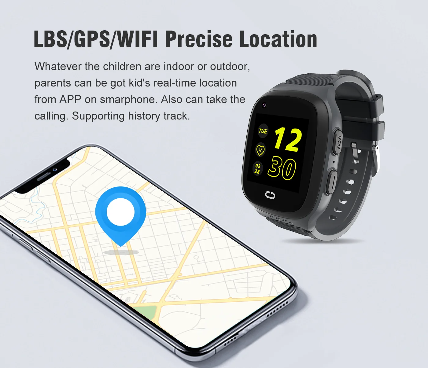 Jam Tangan Pintar Anak 4G SOS  - Smartwatch Digital Watches For Kids ulasan dan harga