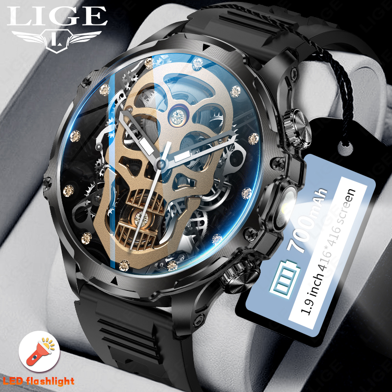 LIGE jam tangan pintar 700 inc - Smartwatch Latest Watches For Men ulasan dan harga