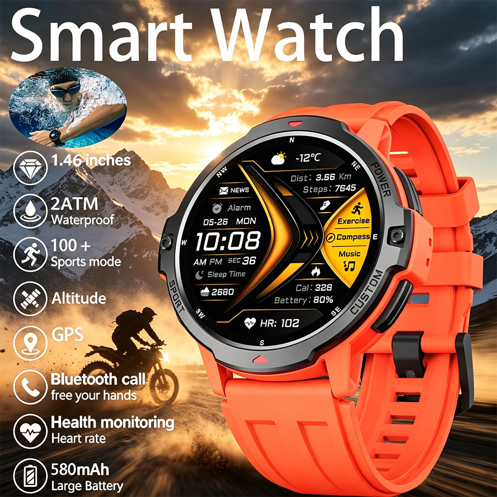 Jam Tangan Pintar GPS Militer  - Smartwatch Timex Watches For Men ulasan dan harga