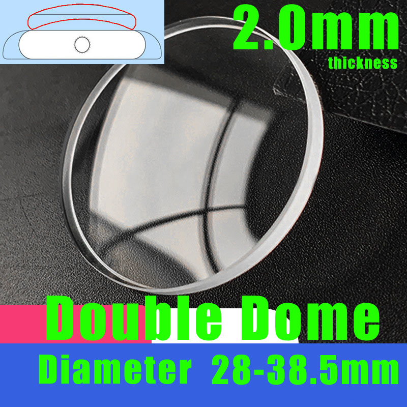 Double Dome jam tangan bulat 2 - Watch Crystal Replacement ulasan dan harga