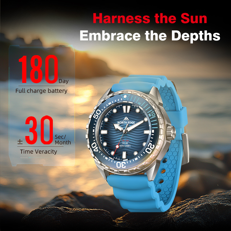 NORTH EDGE 2026 Jam Tangan Sel - Solar Powered Watch ulasan dan harga