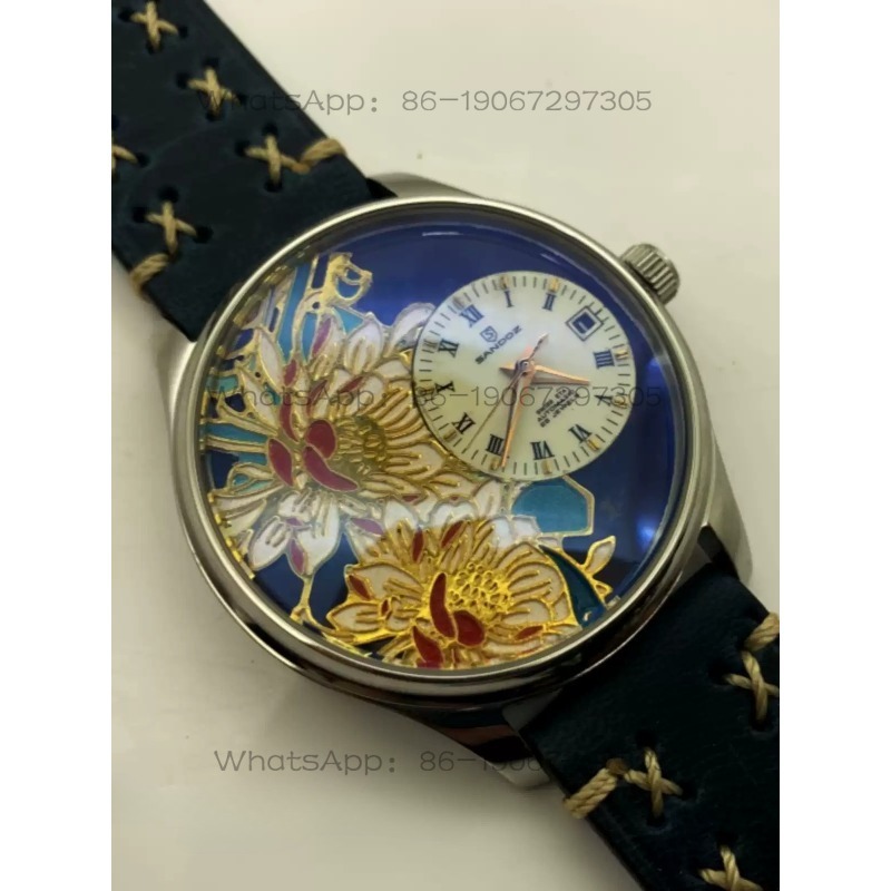 Jam tangan mekanis otomatis be - Leather Watch Strap ulasan dan harga