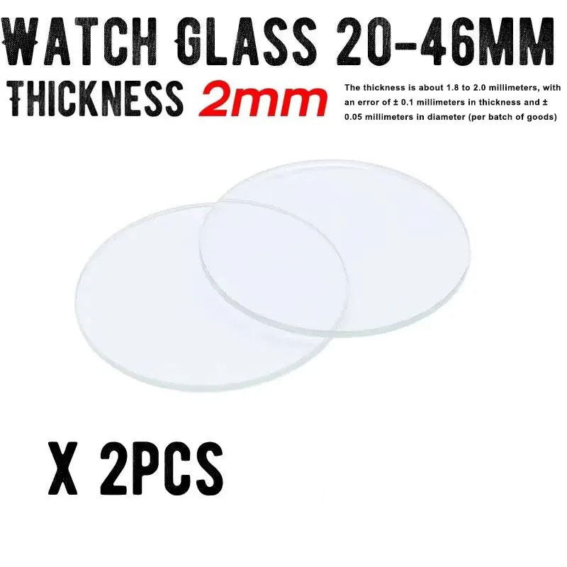 【2PCS】Kaca Jam Tangan Bulat Ke - Watch Crystal Replacement ulasan dan harga