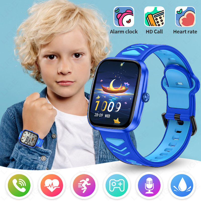 LIGE 2025 Jam Tangan Pintar An - Smartwatch Watches For 12 Year Old Boy ulasan dan harga
