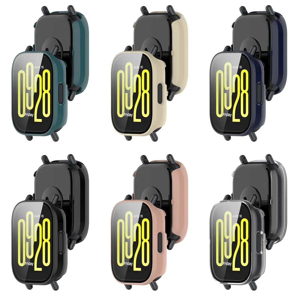 Kaca Antigores + Casing PC unt - Watch Redmi ulasan dan harga