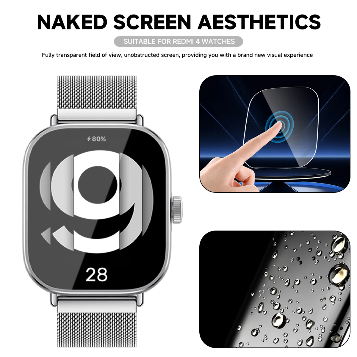 Kaca Tempered untuk Xiaomi Red - Watch Redmi ulasan dan harga