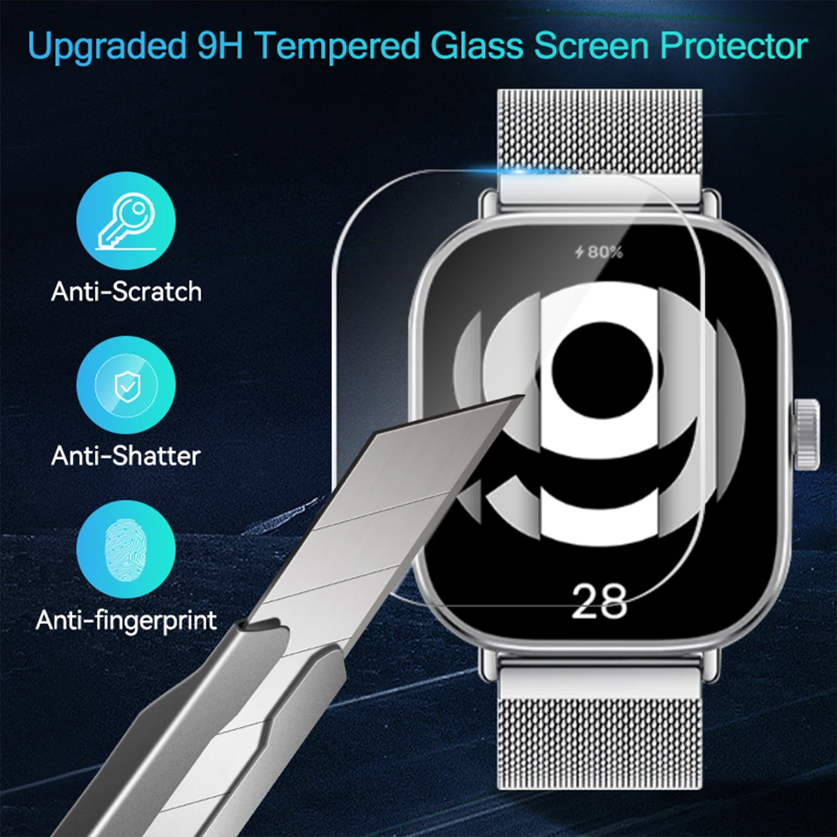 Kaca Tempered untuk Xiaomi Red - Watch Redmi ulasan dan harga