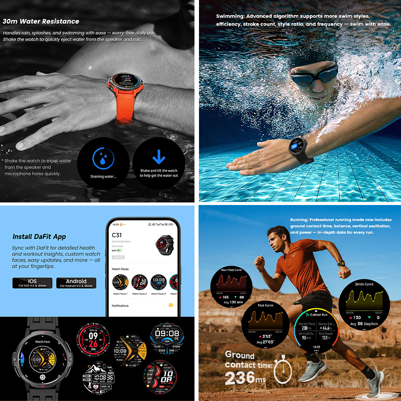 Jam Tangan Olahraga Pintar Pem - Smartwatch Timex Watches For Men ulasan dan harga