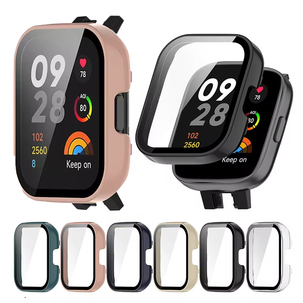 Casing pelindung + kaca Temper - Watch Redmi ulasan dan harga