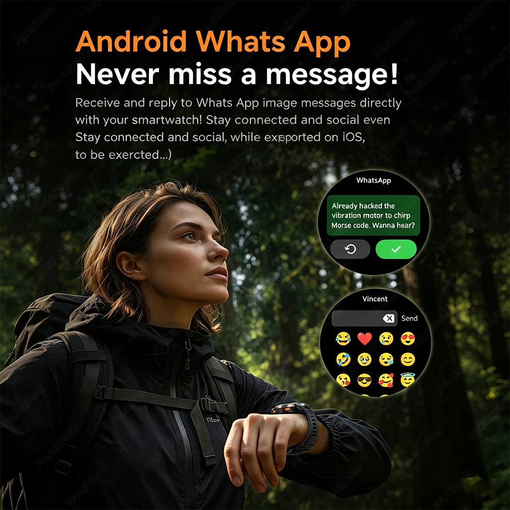 Jam Tangan Pintar Pria 2026 de - Smartwatch Watch Whatsapp ulasan dan harga