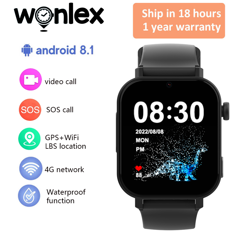 Wonlex KT36 4G Smart Watch Ana - Smartwatch Digital Watches For Kids ulasan dan harga