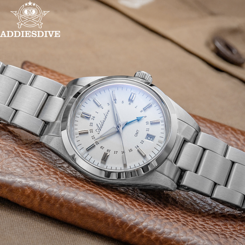 ADDIESDIVE Jam Tangan GMT Mewa - Waterproof Diving Watch ulasan dan harga