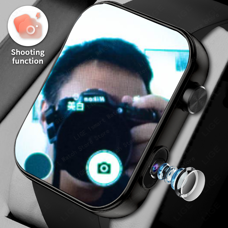 LIGE Dengan Kamera Dapat Menga - Smartwatch Latest Watches For Men ulasan dan harga