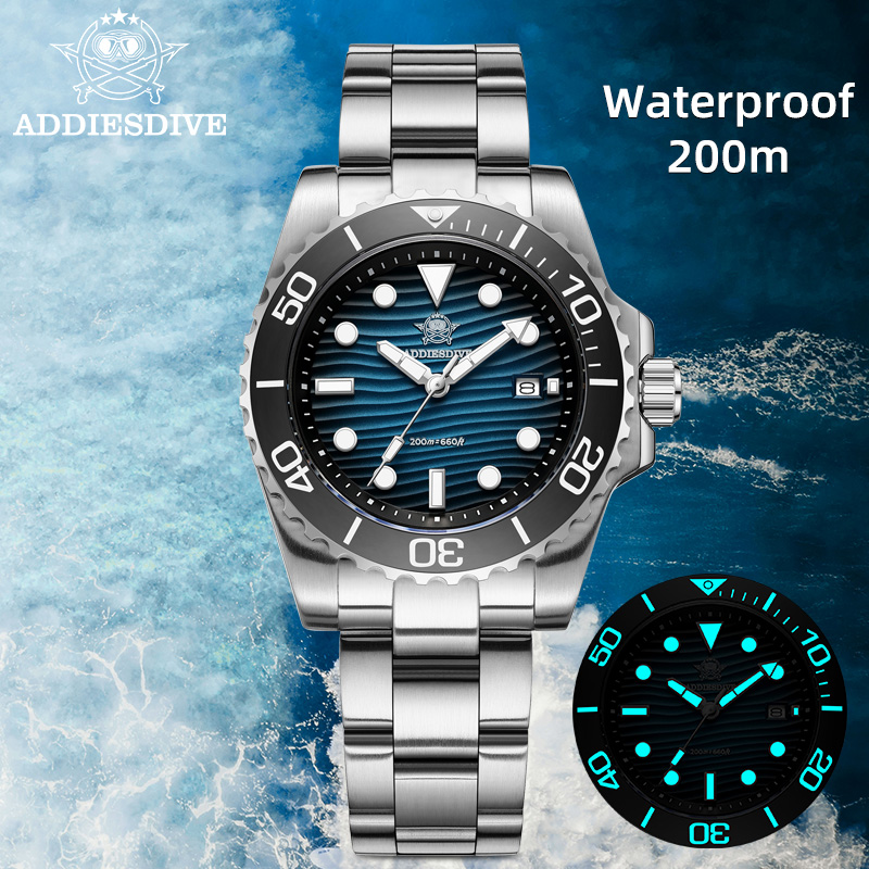 ADDIESDIVE Jam Tangan Kuarsa P - Waterproof Diving Watch ulasan dan harga