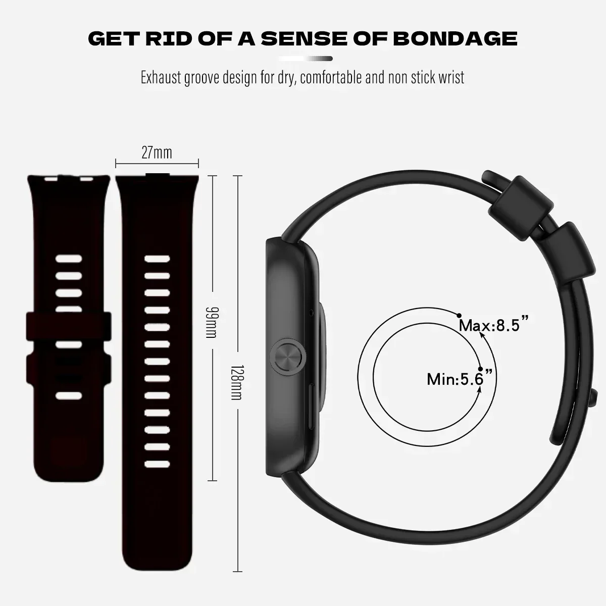 Tali jam tangan + wadah jam ta - Watch Redmi ulasan dan harga